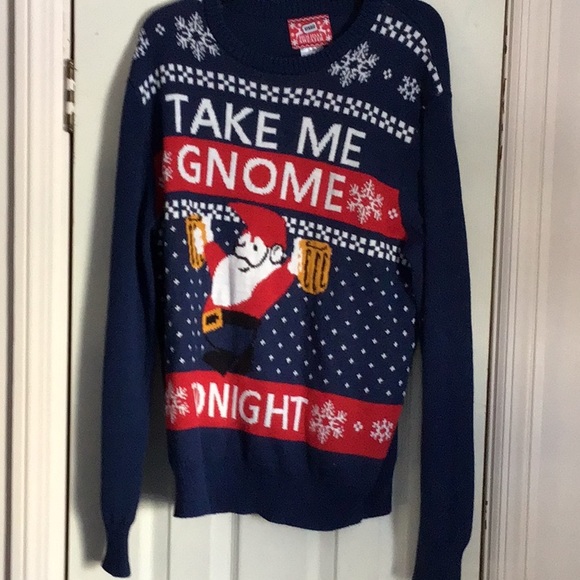 hybrid holiday Sweaters - Xmas gnome sweater
